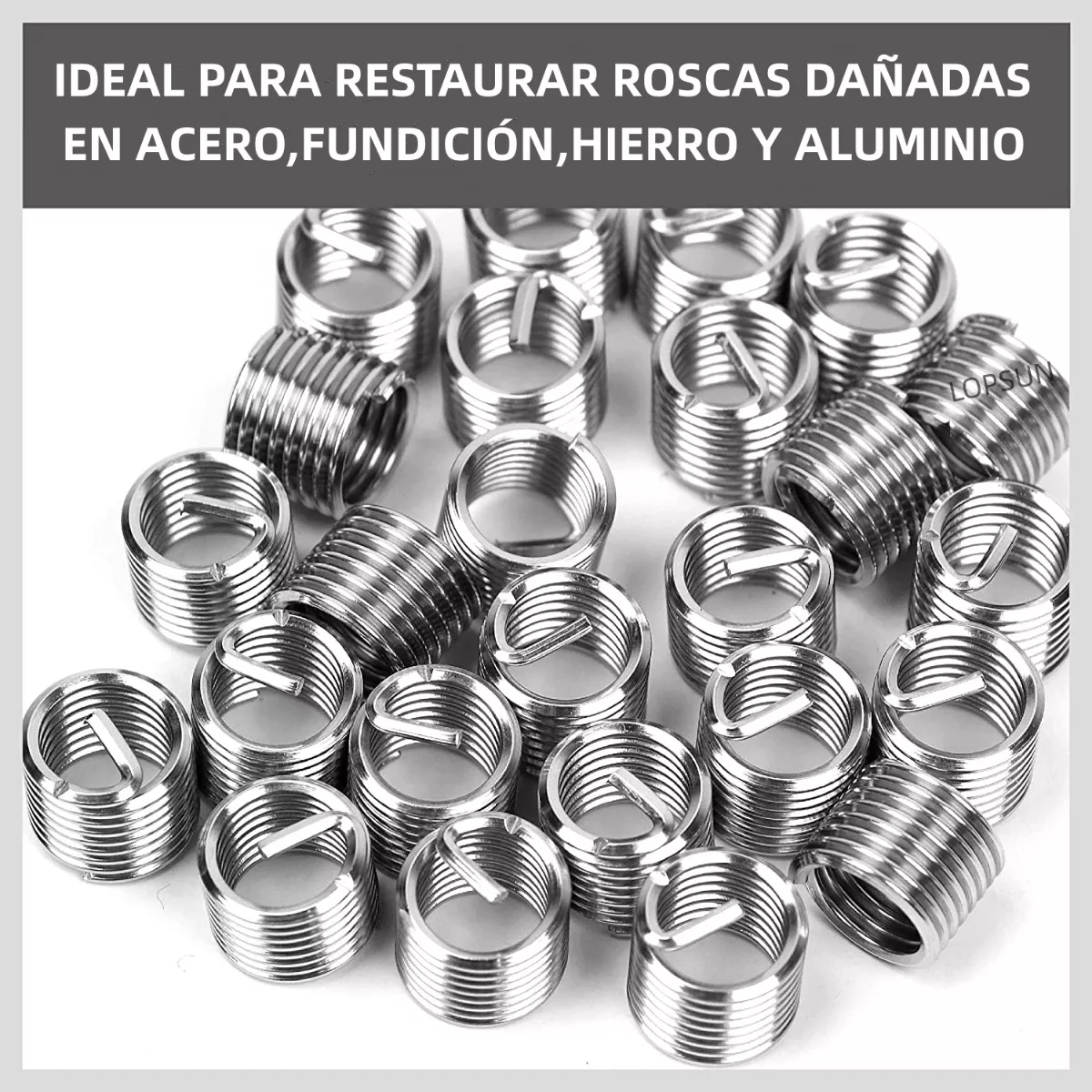 131 Herramientas Reparación D Roscas Insertos Negro/Rojo