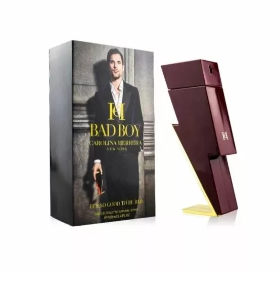 Perfume Bad Boy By Carolina Herrera Para Caballero 100 ml rojo