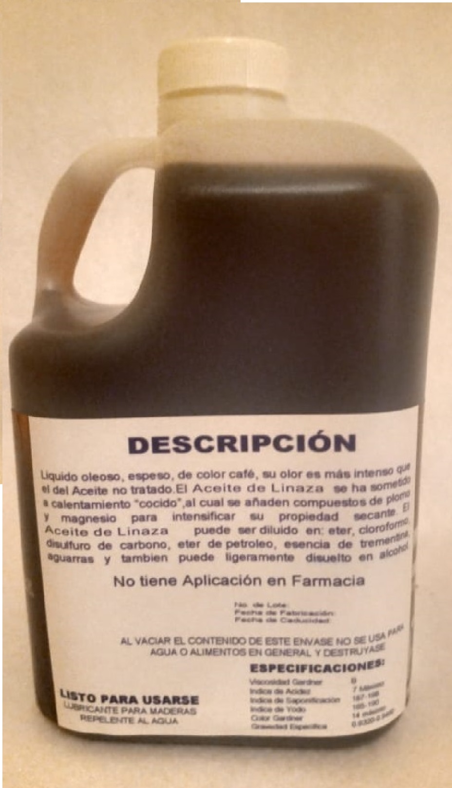 ACEITE DE LINAZA PARA MADERAS