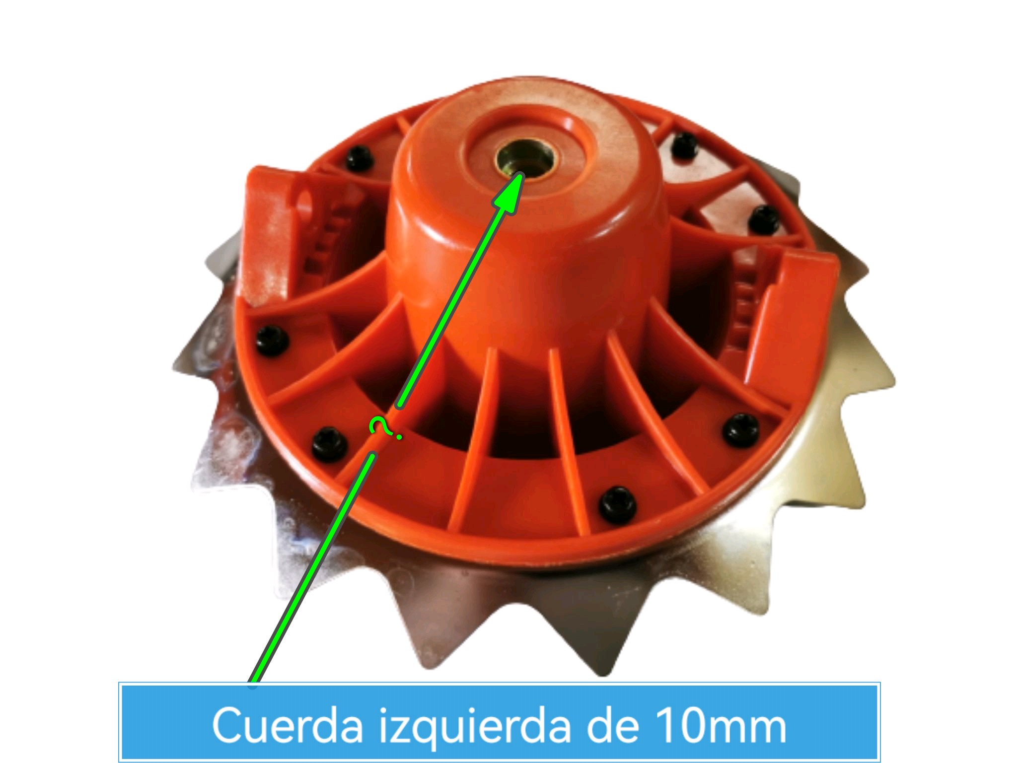 Cortador para Desbrozadora Cuchilla e Hilo  (Dos en Uno) hierba, pasto