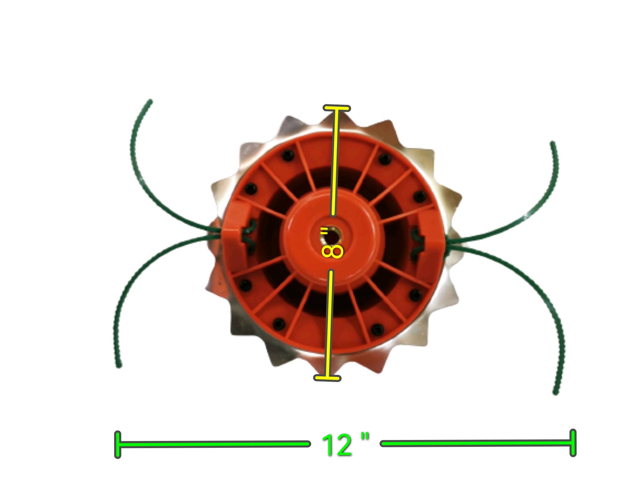 Cortador para Desbrozadora Cuchilla e Hilo  (Dos en Uno) hierba, pasto