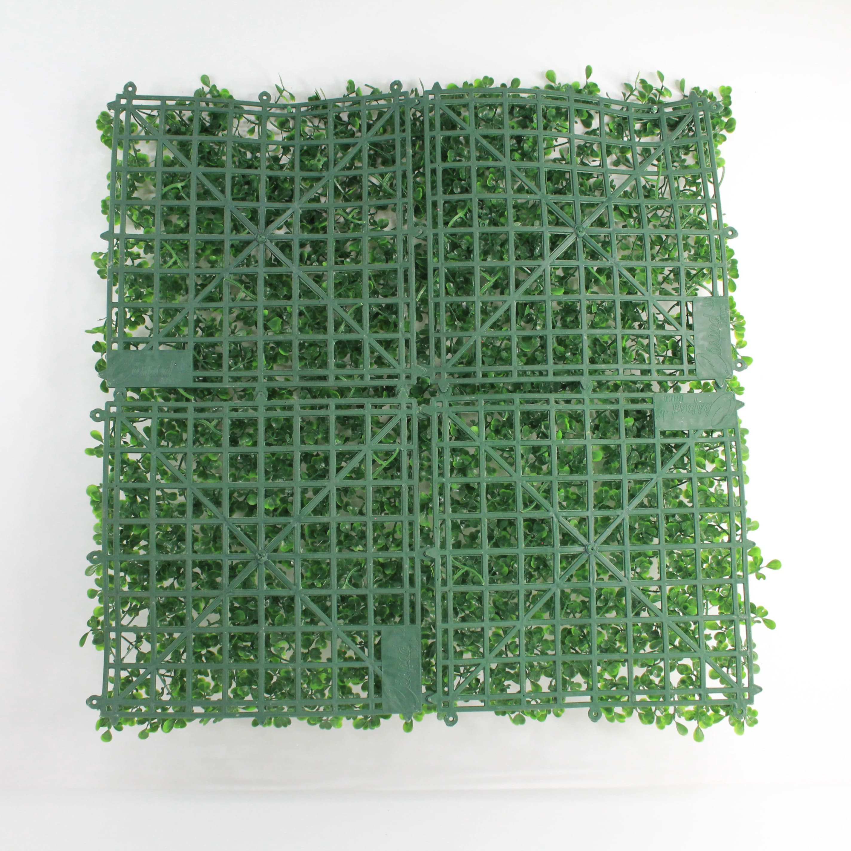 Muro verde Boxwood verde, Follaje artificial caja con 3 m², Decoración exterior e interior. Jardín vertical-Pared decorativa-Malla decorativa para pared-Decoración hogar.