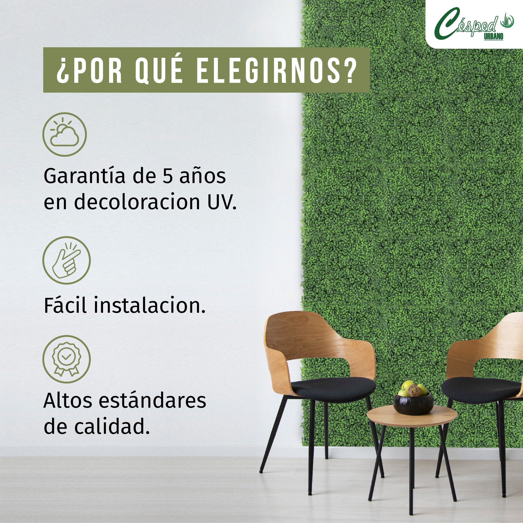 Muro verde Boxwood blanco, Follaje artificial caja con 3 m², Decoración exterior e interior. Jardín vertical-Pared decorativa-Malla decorativa para pared-Decoración hogar.