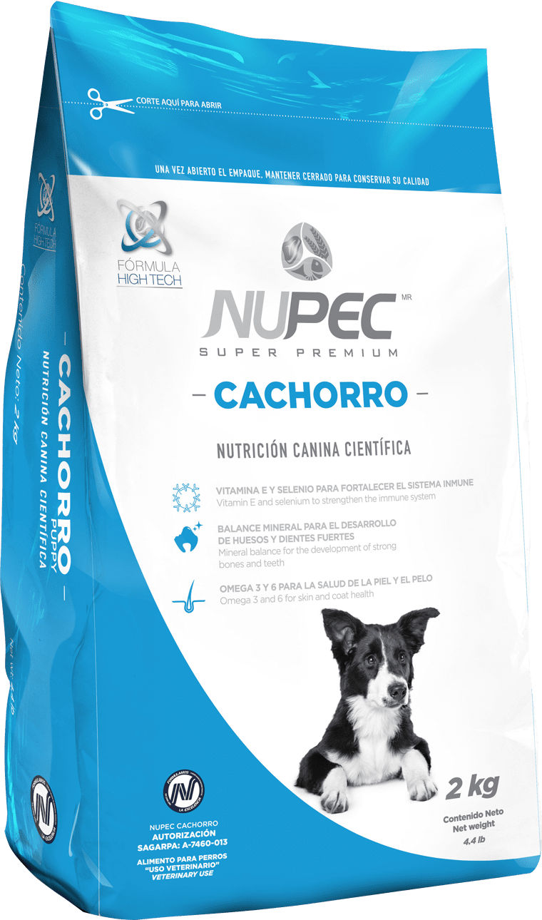 Nupec Cachorro croquetas para perro,  alimento con omega 3 y 6 para la protección de la piel y el pelaje,