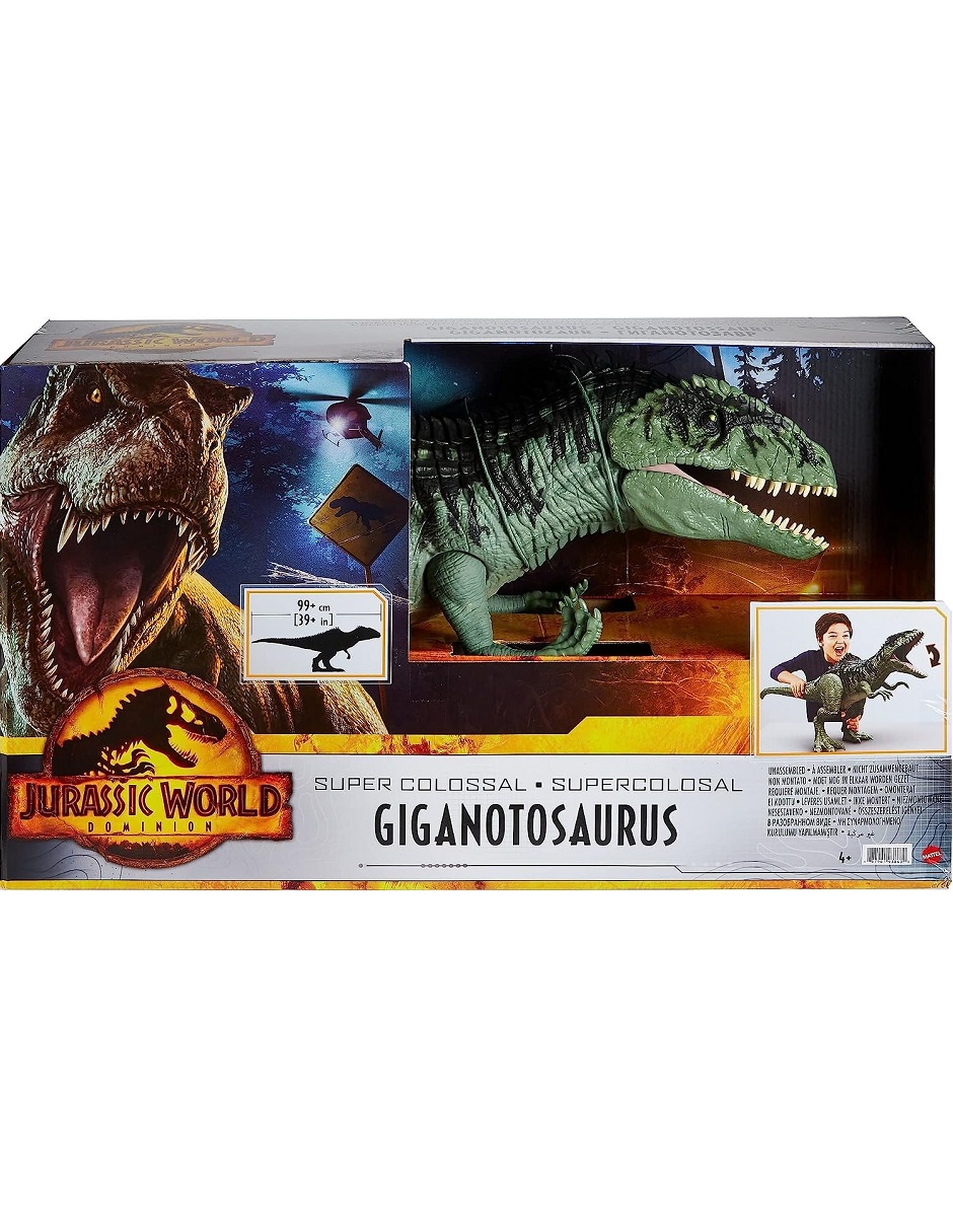 Jurassic World Dominion - Figurine Super Colossal Giganotosaurus - Neuve