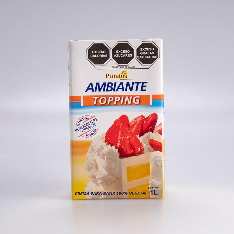 Crema Para Batir Ambiante Puratos De 1 Lt