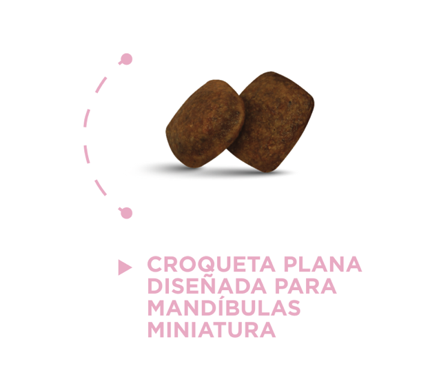 Nupec Adulto Razas Mini croqueta para perro, alimento con Passiflora incarnata que puede ayudarles a disminuir el estrés, diseñado con una croqueta al tamaño de su boca para masticarla adecuadamente. Bolsa de 1 kg