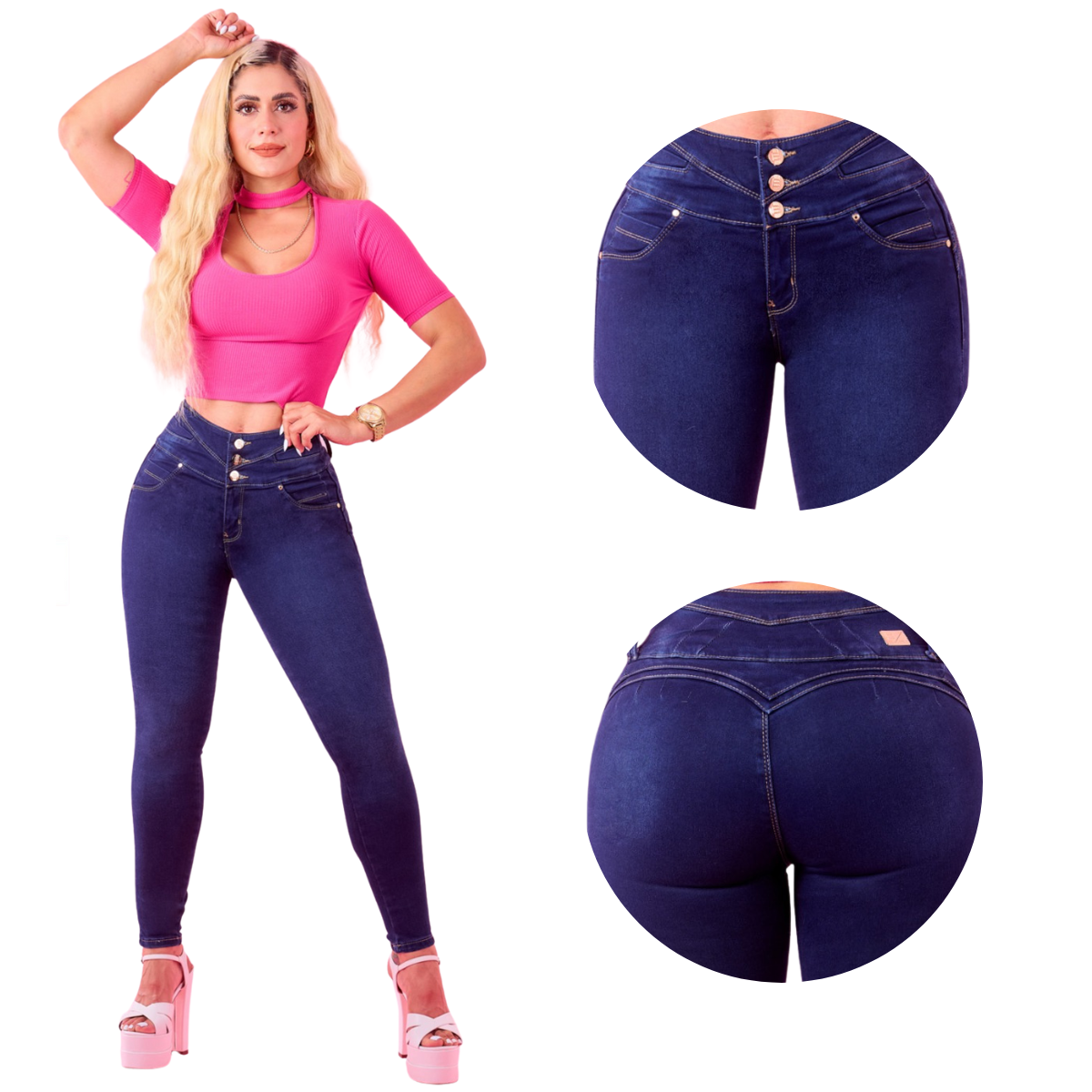 Pantalon Dama Mezclilla Bogota Jeans Vip