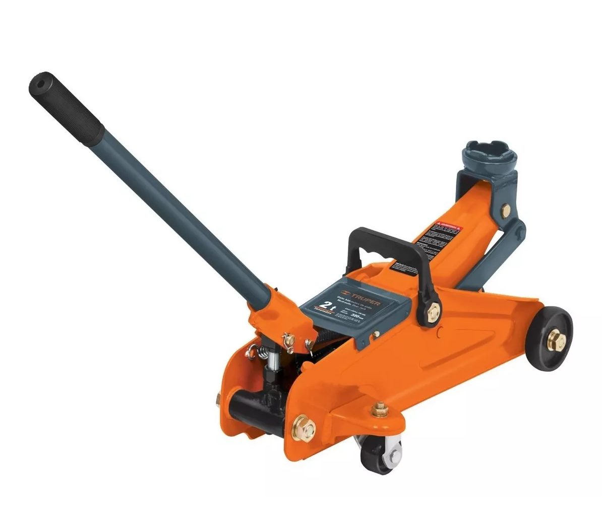 Gato Hidráulico Tipo patín 2 Toneladas Naranja