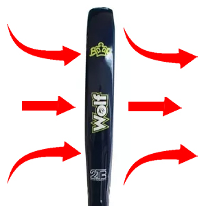 Pala de Padel Black Crown Wolf