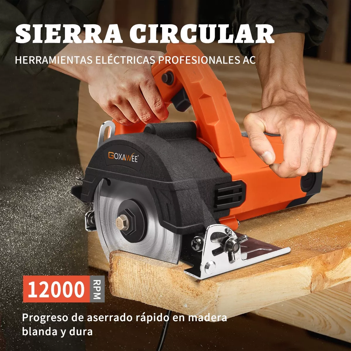Sierra Circular Cortadora Para Azulejos Marmol 1800w Rojo/Plata
