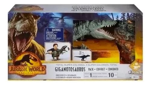 Jurassic World Dominion Super Colosal Giganotosaurus Giant Dino Mordida Gigante