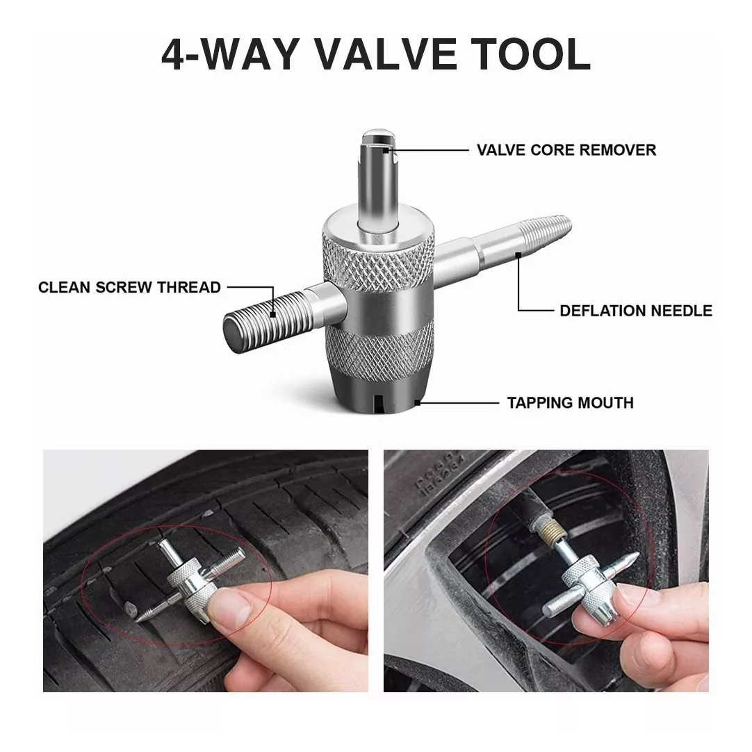 Kit De Palancas P/desmontar Llantas De Motocicleta/bicicleta Negro/Rojo