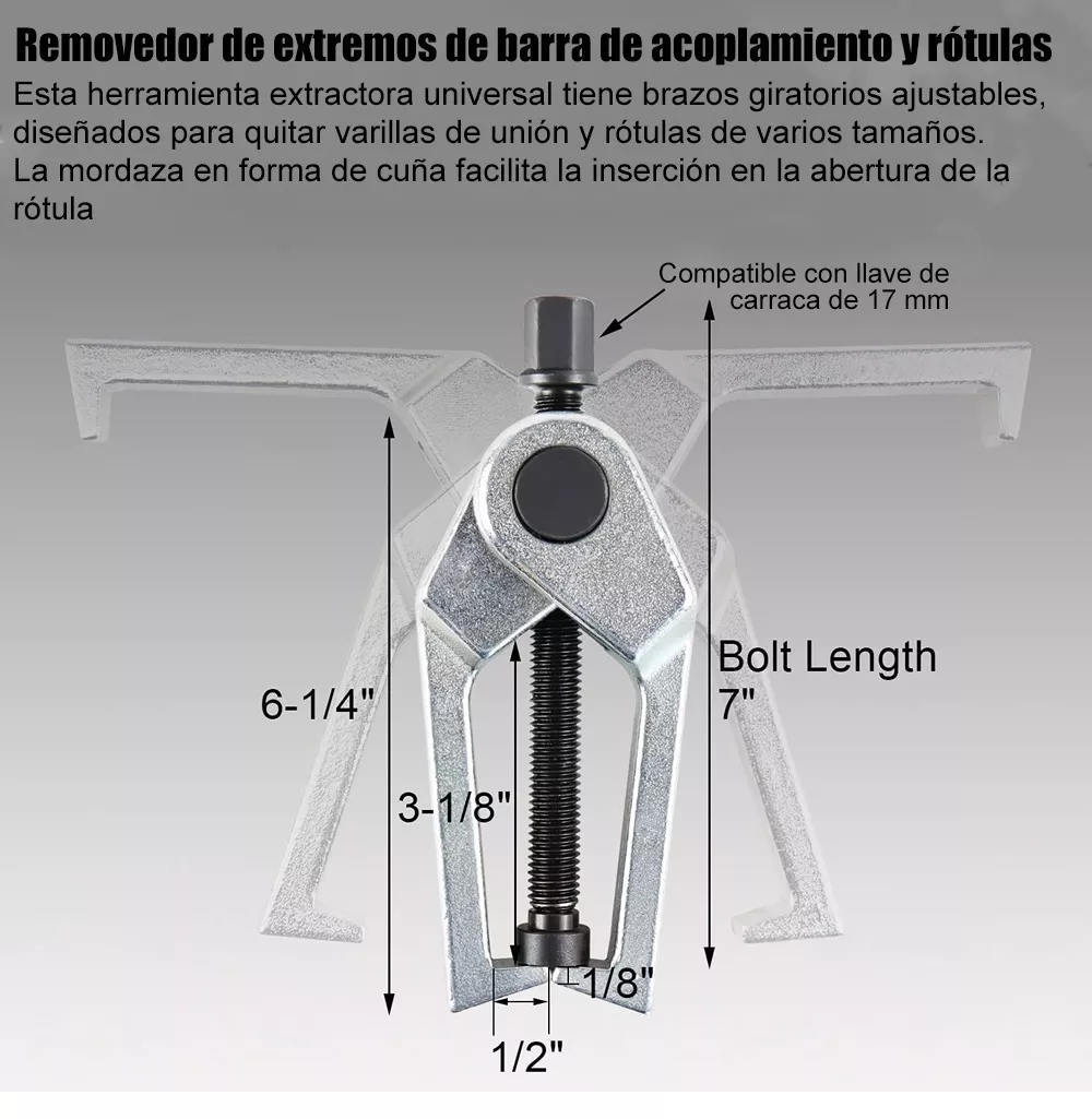 Herramienta Multiuso Para Extraer Junta Esférica Rojo/Plata