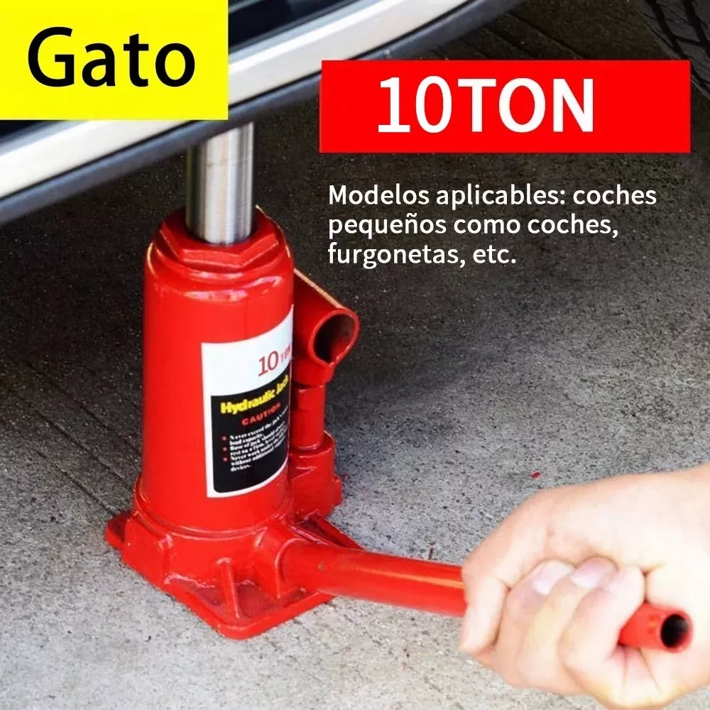 Gato horizontal hidráulico 3T para Coches Pequeños, herramienta de  elevación hidráulica, 2,5 toneladas - AliExpress