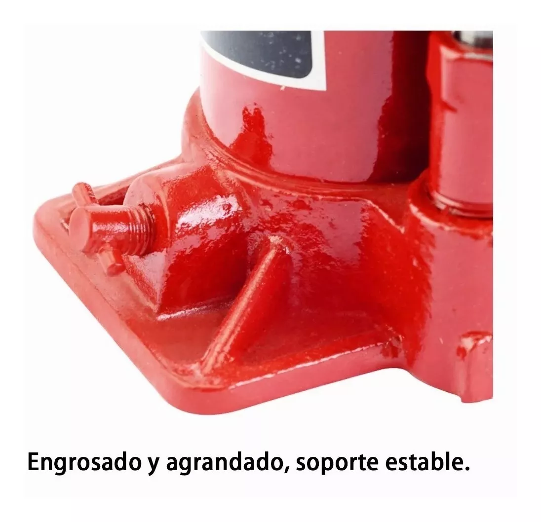 Gato Hidráulico De Botella Soldado Con Capacidad De 10 T ROJO