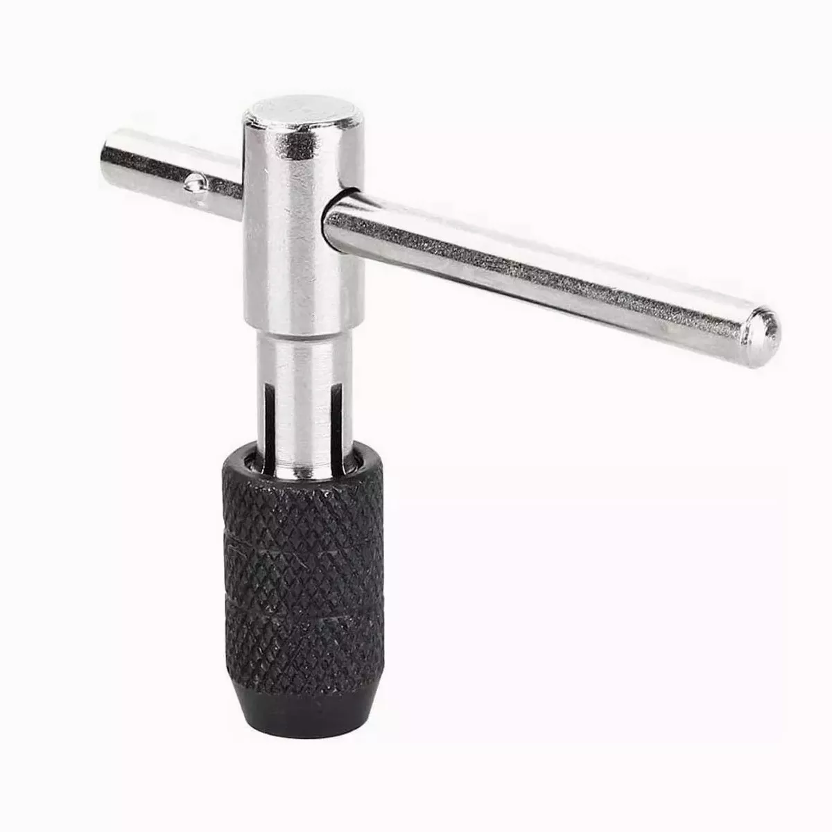 5 Machuelos Con Maneral Brocas Para Rosca Roscador M3 - M8 Gris