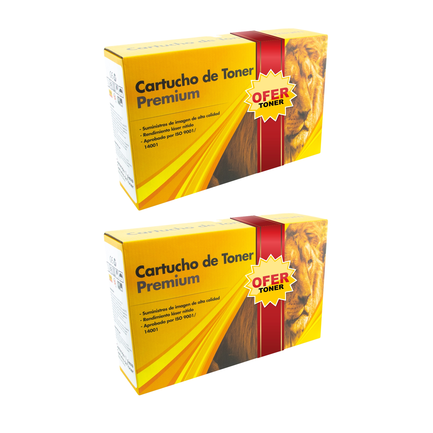 2 Pza Toner CF217X/17X Con Chip Compatible con HP,Laserjet Pro, ,M102, M102w, MFP M130 Negro