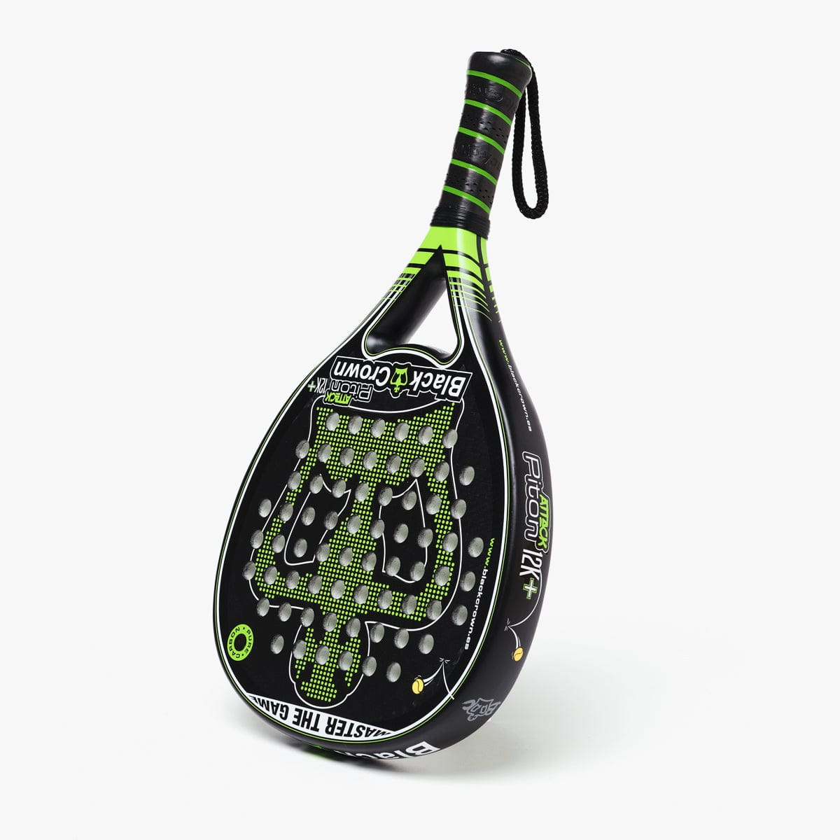Pala de Padel Black Crown Piton ATTACK 12K+