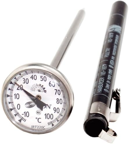 Termómetro Analógico  Bimetálico Bolsillo   Alimentos -18 a 103°C