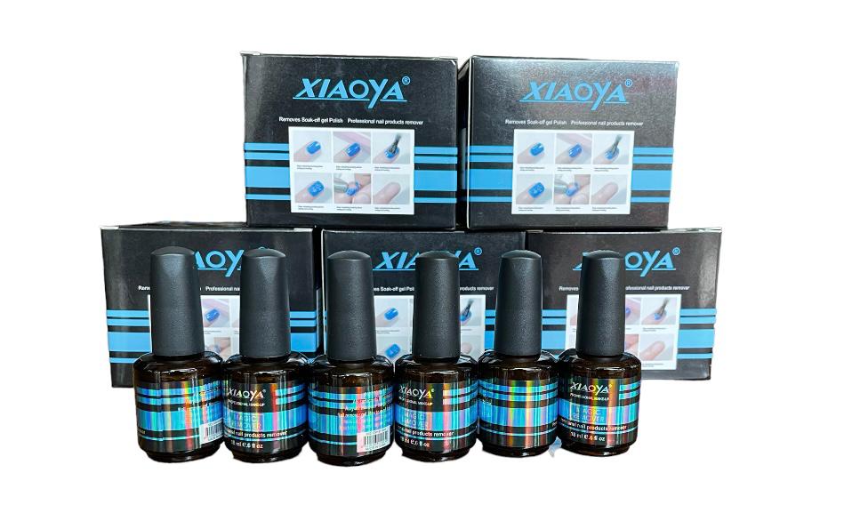 6pz Removedor Mágico De Gel Y Acrílico Para Uñas Xiaoya