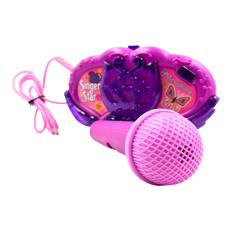 juguete Portátil Karaoke Mp3 Para Cintura Musica Micrófono Para