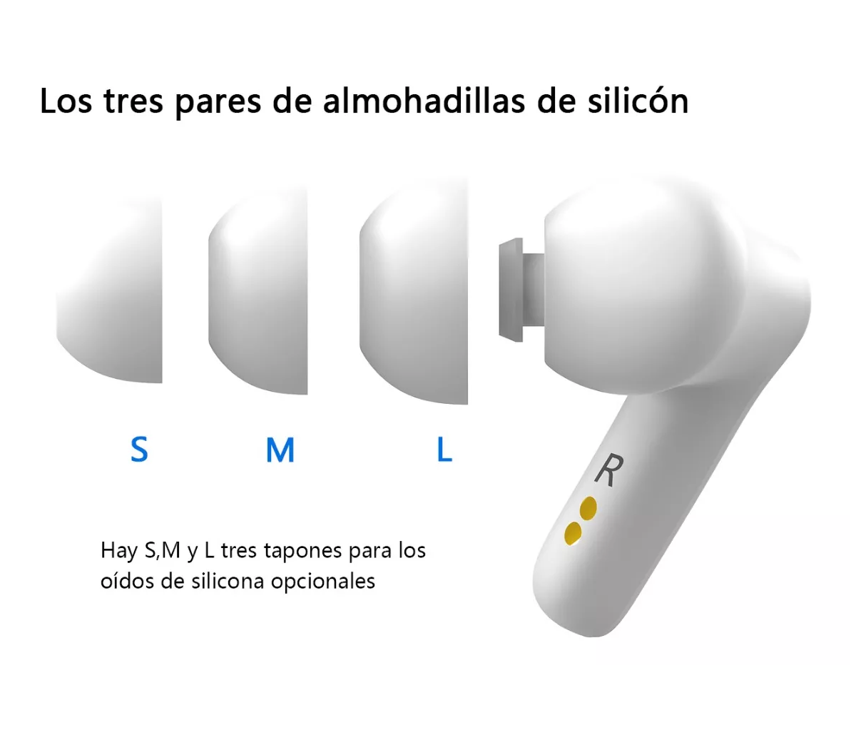 Audífonos In-ear Inalámbricos Con Smartwatch Blanco/Negro