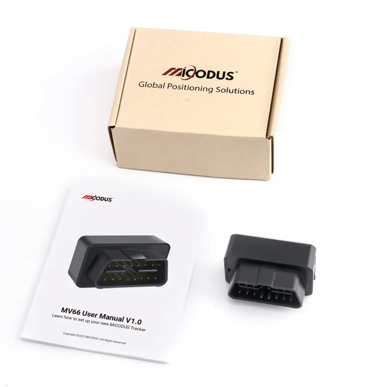 Localizador GPS MiCODUS MV66 OBD + Cuenta Administrativa