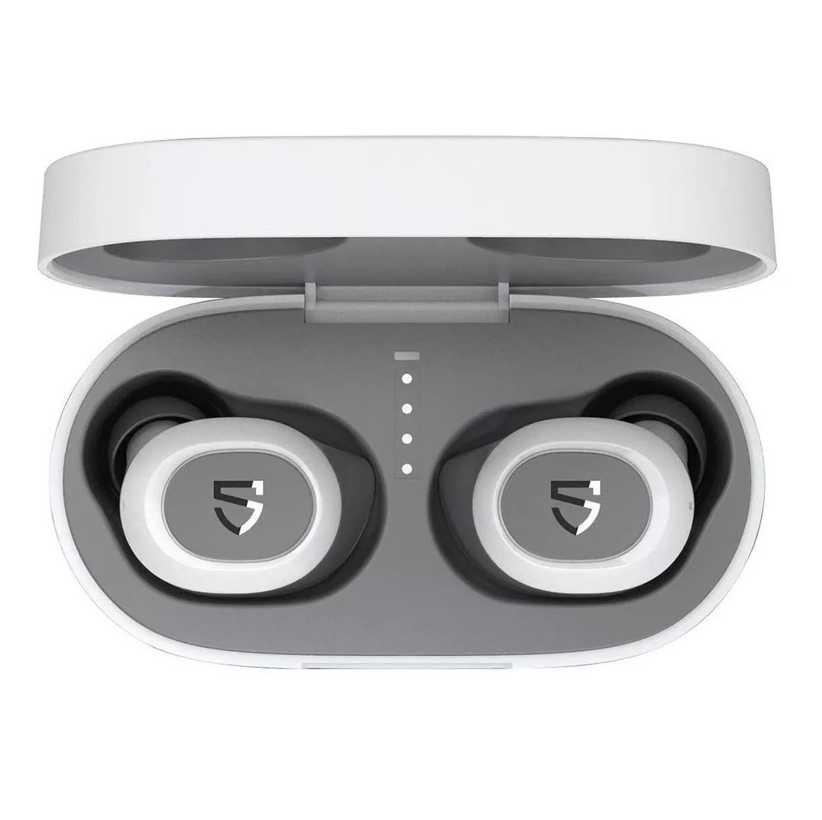 Audífonos in-ear inalámbrico 2 blanco con luz blanca LED