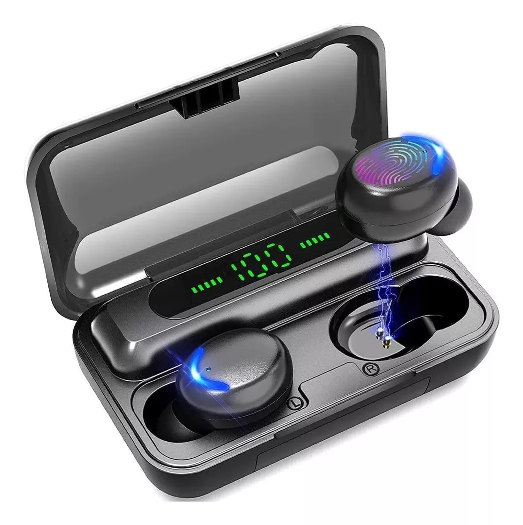 Audífonos in-ear gamer inalámbricos TWS F9-5 BTH-F9-5 negro