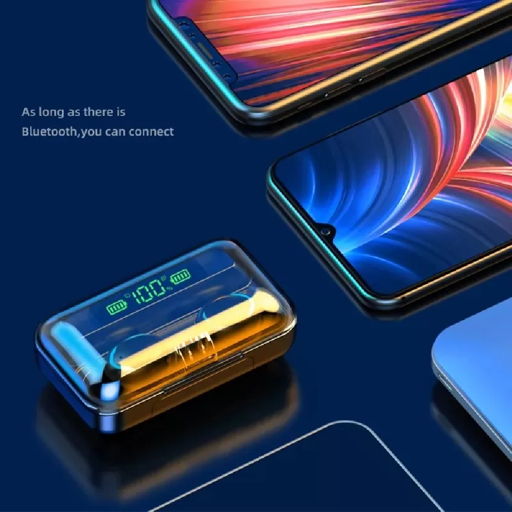 Audífonos in-ear inalámbricos Bluetooth F9-5 rosa