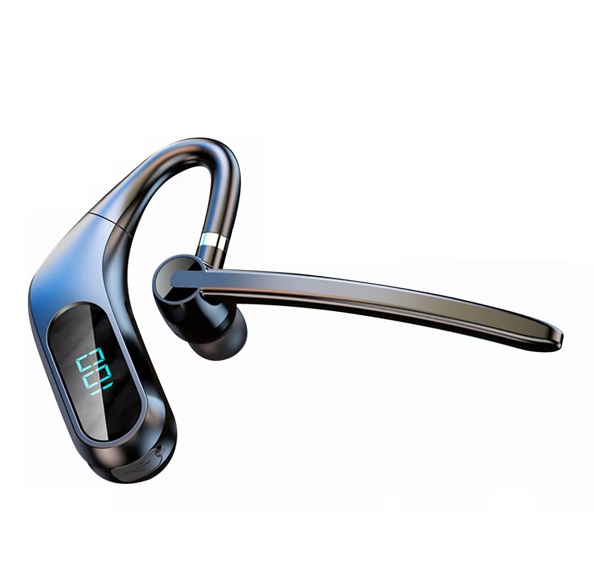 Audifono Manos Libres Bluetooth Microfono Pantalla Digital Negro