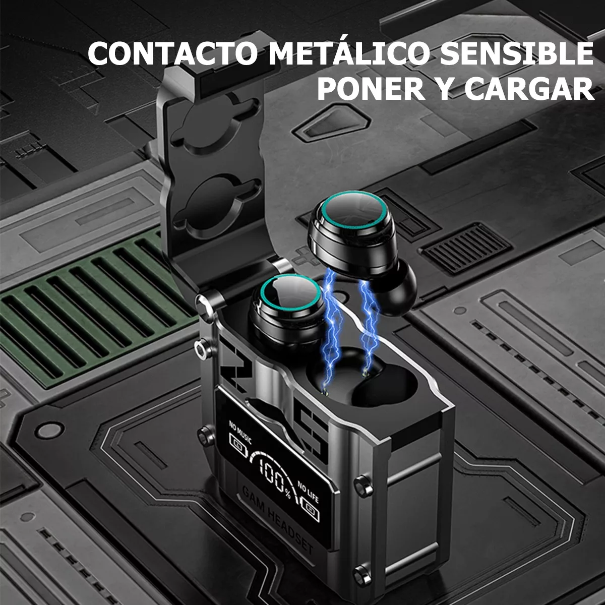 Auriculares In Ears Inalámbricos Para Juegos Con Bluetooth Negro