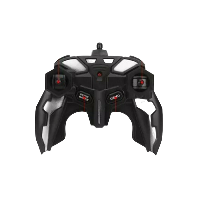 Carro Transformer Radio Control Con Sensor Robot Car Color Negro Con Naranja.