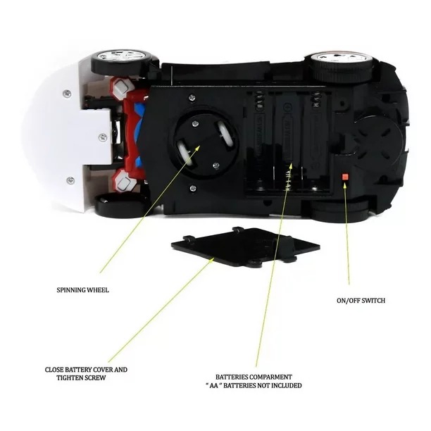 Patrulla Policía De Pila Luz Y Sonido Super Police.