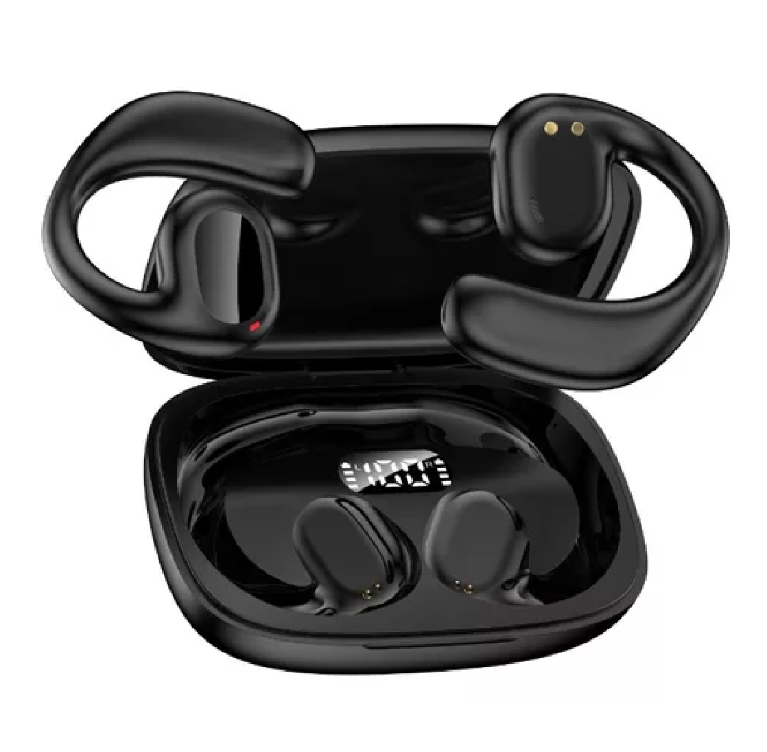 Auricular Bluetooth Inalámbrico Con Oreja Colgante Negro