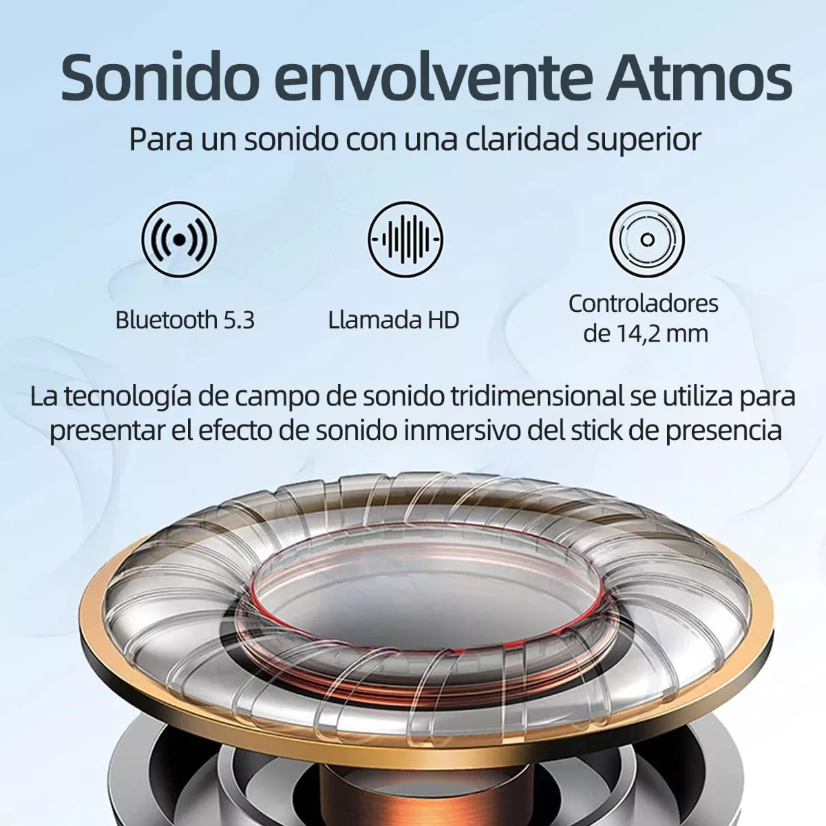 Audífonos Inalambricos Bluetooth Anc Cancelacion De Ruido Negro/Gris