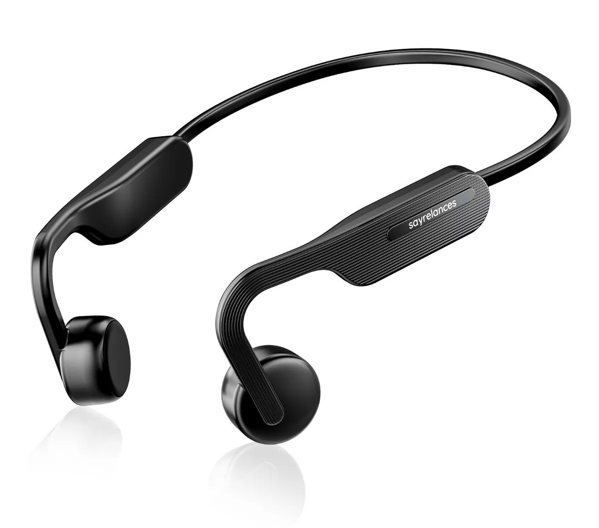 Auriculares de transmisión de conducción ósea, cascos con cable tipo C,  manos libres, auriculares inteligentes para