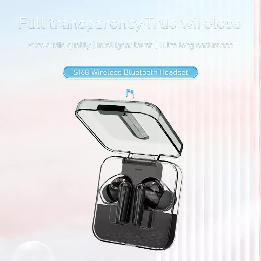 Audífonos Intraurales Inalámbricos Con Micrófono Negro