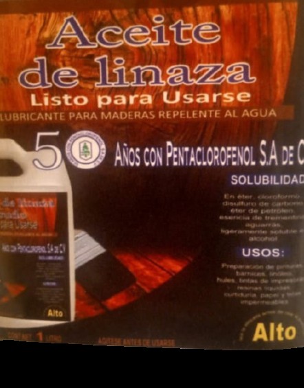 Aceite de Linaza para madera 5 litros