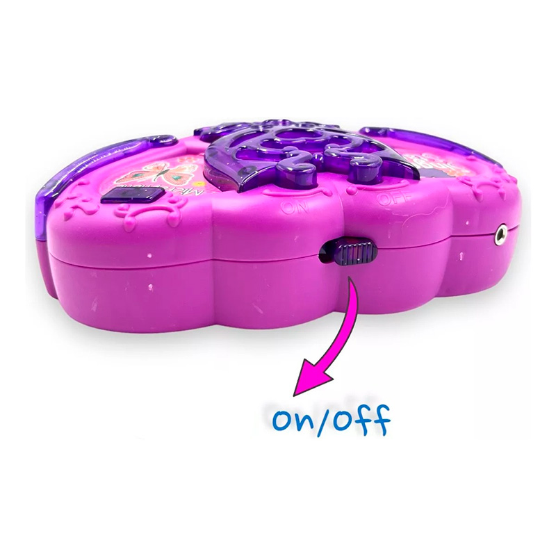 Juguete Portátil Karaoke Mp3 Para Cintura Musica Micrófono Para Niñ@S Rojo