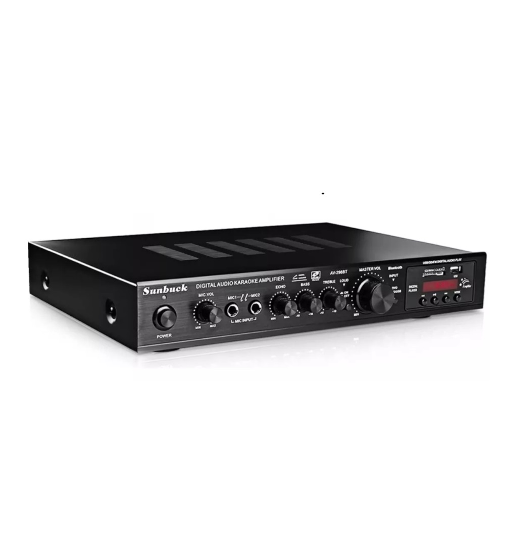 Amplificador De Audio Sunbuck Av-298bt De 5 Canales, 2000w