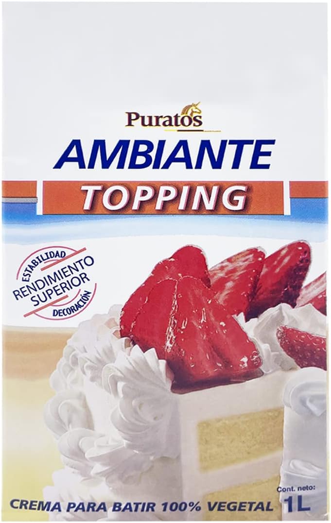 Crema Para Batir Ambiante Puratos De 1 Lt