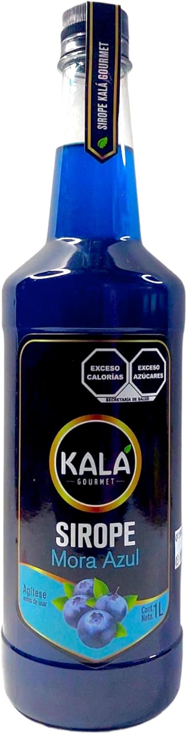Jarabe Sirope Kala Mora Azul 1 Lt