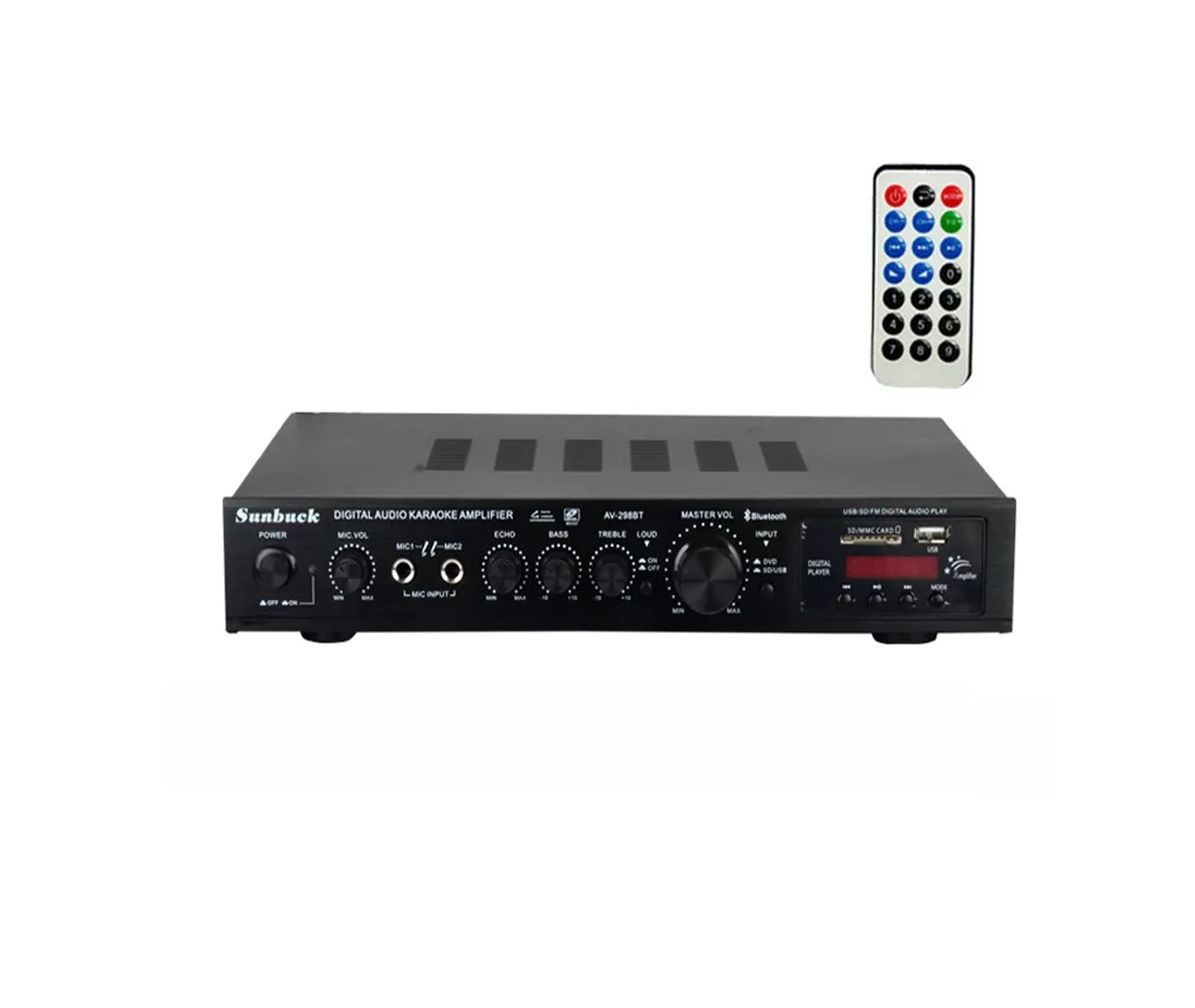 Amplificador De Alta Potencia  5 Canales Negro