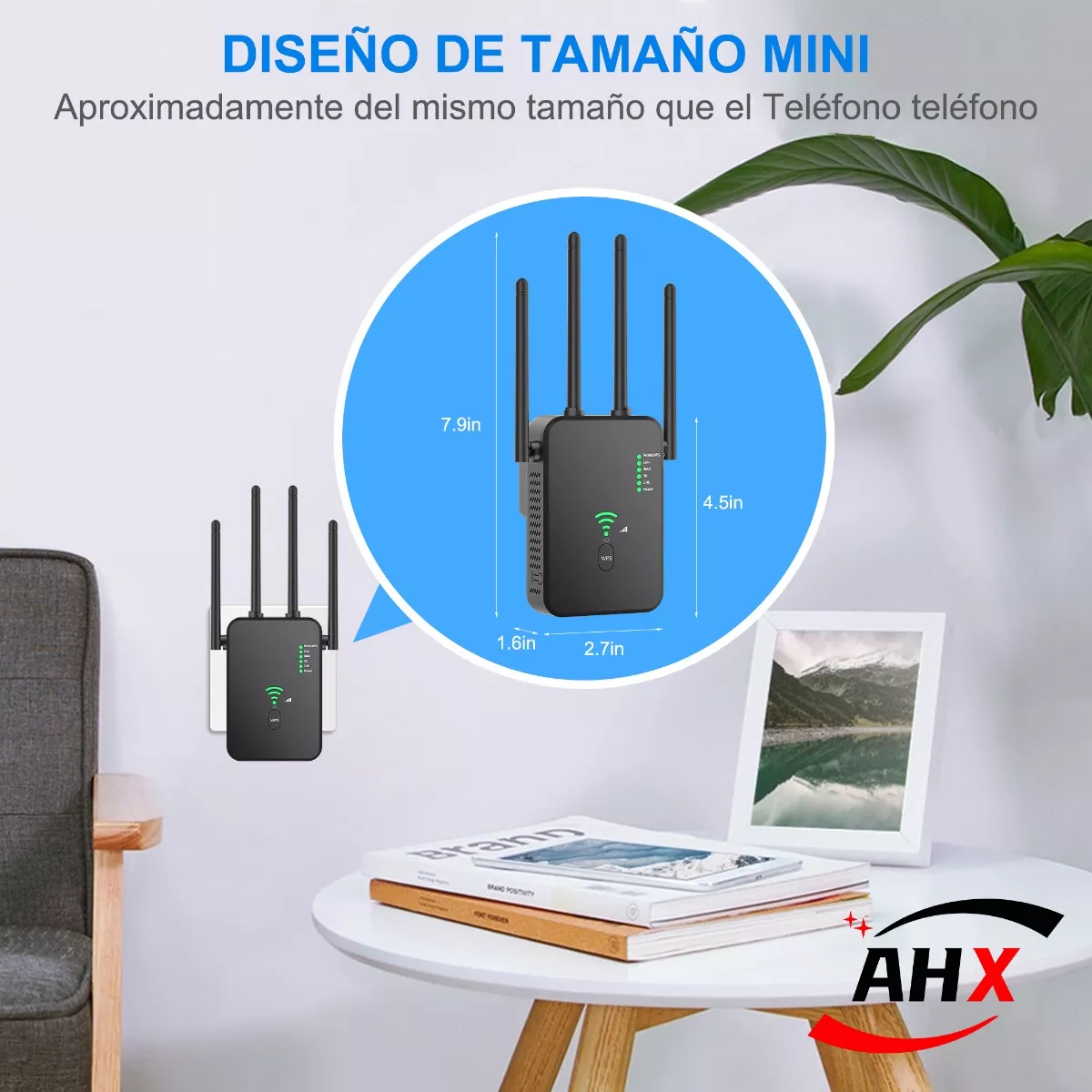 Repetidor De Se al Wifi Punto De Acceso 5g De 1200mbps Negro