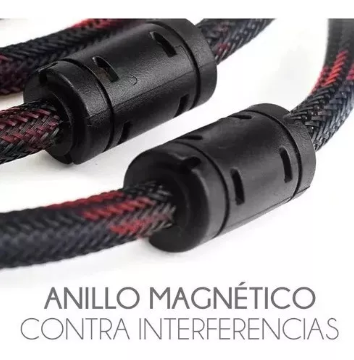 Cable 20 Metros Full Hd 1080p Ps3 Xbox 360 Laptop Tv Pc  Rojo/Negro