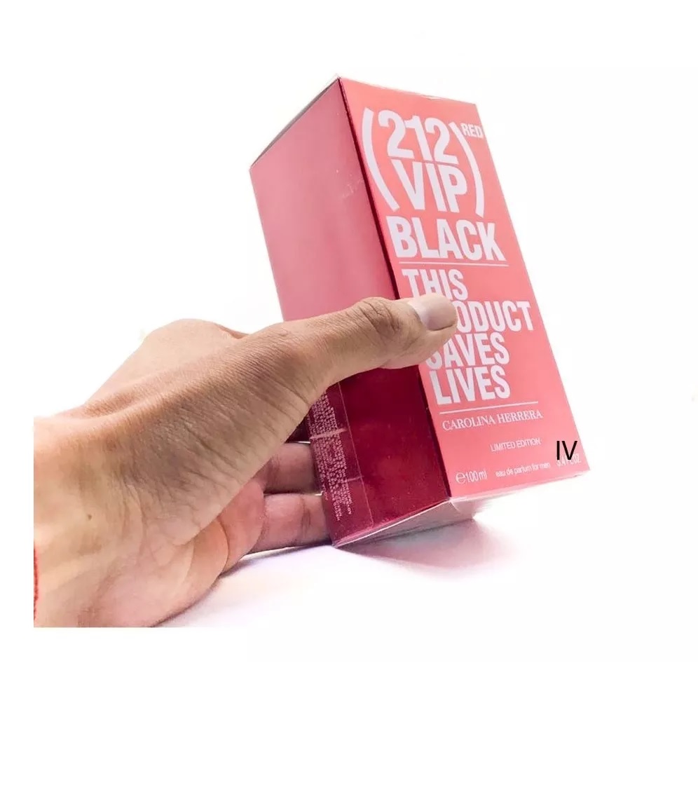 Perfume Para Caballero 212 Vip Black Red 100 Ml Edp Spray