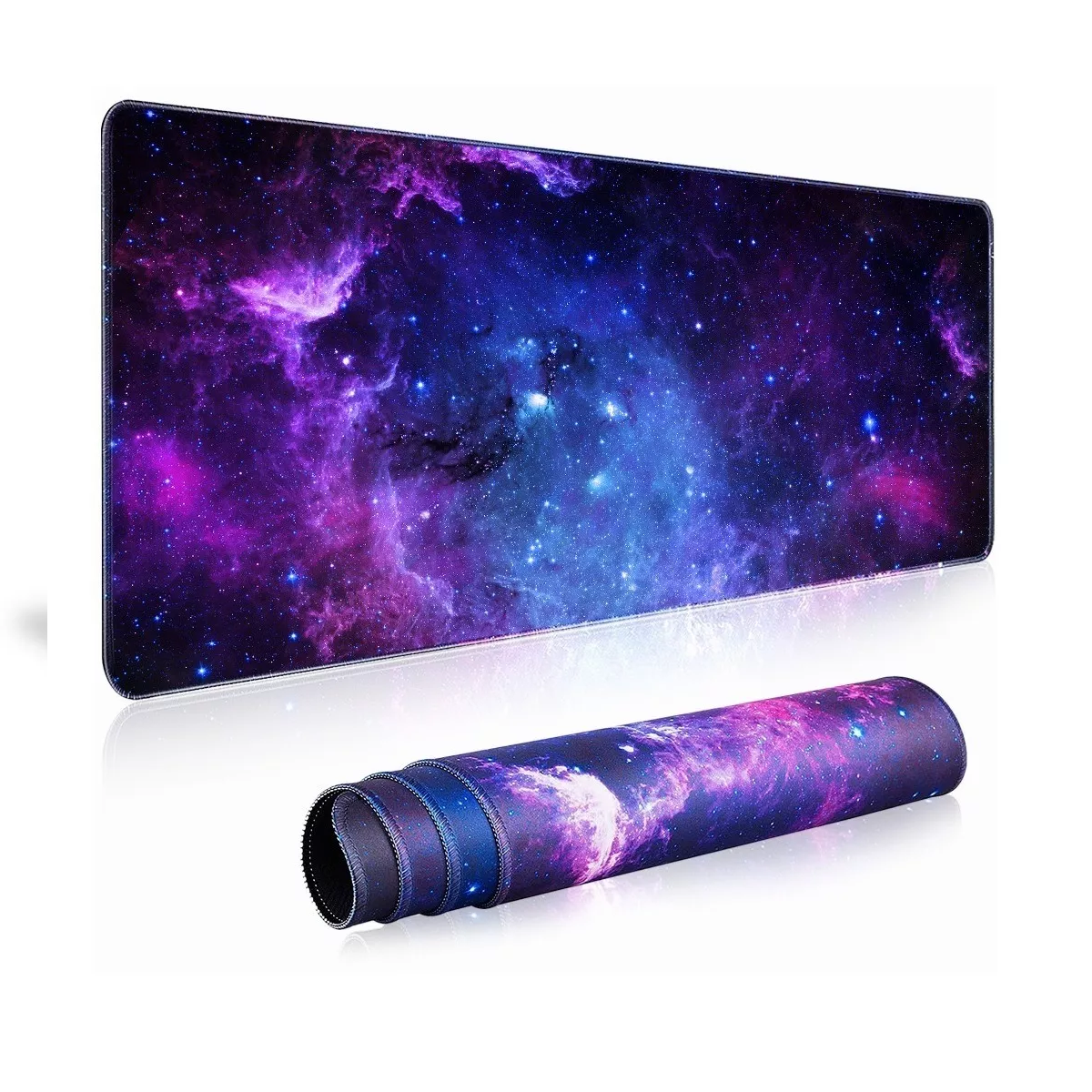 Mouse Pad Galaxia Alfombrilla Raton Antideslizante 80x30cm Azul Galaxia