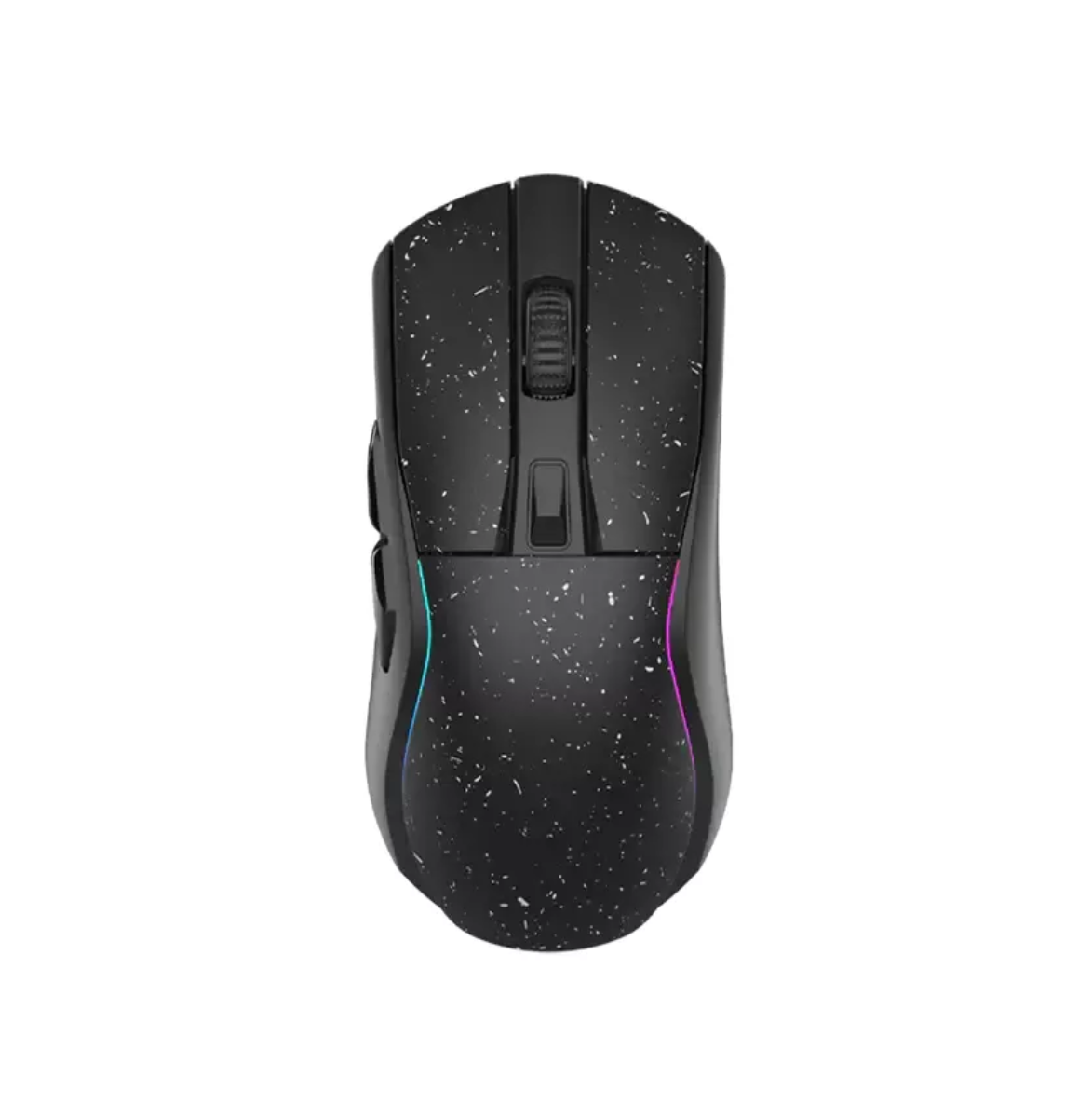 Mouse gamer inalámbrico recargable negro